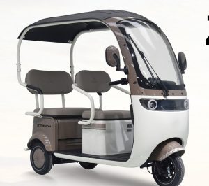 zt-17 elektromos tricikli barna