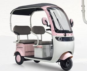 zt-17 elektromos tricikli rózsaszín